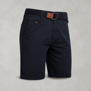 Wholesale Custom Mens Business Casual <b>Woven</b> Canvas 100% Cotton <b>Shorts</b> Summer Golf Mid Waist Plain Dyed Solid Comfort Custom Logo - Product Image 5