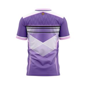Jersey Deportivo Personalizado de Cuello Redondo, Tela de Poliéster Ligera y Elástica, Diseño Sublimado, Logotipo del Equipo Personalizado - Product Image 4