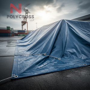 Bâche imperméable sur mesure OEM, couverture durable résistante aux intempéries pour applications commerciales en Inde - Product Image 2