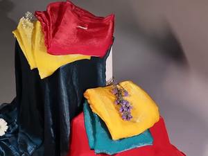 Tela de Nailon Satinado Tora Más Vendida para Prendas Femeninas, Vestidos de Novia y Vestidos de Fiesta, Disponible para la Venta - Product Image 5