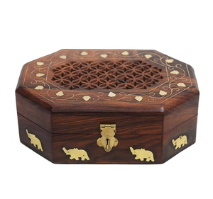 Handmade Decorative Wooden Jewelry <b>Box</b> Organizer storage <b>Box</b> Treasure Chest <b>Trinket</b> Holder Watch <b>Box</b> Storage - Product Image 1