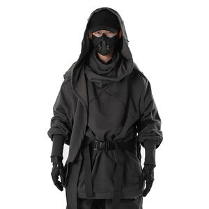 Men Techwear Hoodie Oversized Black Ninja Style Streetwear Tactical <b>Gothic</b> Hooded Sweatshirt Cyberpunk Urban Pullover <b>Jacket</b> - Product Image 2