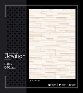 Elegante Azulejo de Porcelana de Alta Profundidad para Pared, 300x600mm, 30x60cm, 12x24, Acabado Mate, Superficie Cerámica Texturizada, Azulejo Decorativo para Interiores - Product Image 5