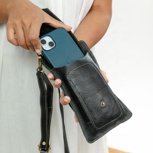 Tooled Leather & Cowhide Crossbody Phone Bag Genuine Leather Carved Mobile Pocket <b>Small</b> <b>Purse</b> Western Hair On Hide Women Handbag - Product Image 6