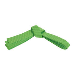 Cinturón de Artes Marciales Verde y Azul Five B, 100% Poliéster Elástico, Unisex, Talla Adulto, Teñido Liso, para MMA, Taekwondo, BJJ, Ropa Deportiva - Product Image 1