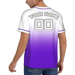 เสื้อเบสบอลพรีเมียม ผ้าฝ้ายออร์แกนิค 100% แห้งเร็ว คอวี เนื้อผ้านุ่ม ทนทาน สวมใส่สบาย ดีไซน์ทันสมัย สำหรับกิจกรรมกลางแจ้ง - Product Image 5