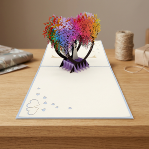 การ์ดเชิญงานแต่งงานแบบ 3 มิติ รูปสัตว์ สไตล์โอริกามิสุดหรู ทำมือ พร้อมซอง ของชำร่วย พิมพ์ออฟเซ็ต กระดาษฮานอย - Product Image 4