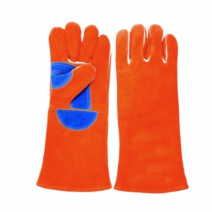 Premium Quality Safety Welding <b>Gloves</b> Leather Cotton Liner TIG Application Full Thumb Molten Metal Splash Test <b>Type</b> B Reasonable - Product Image 6