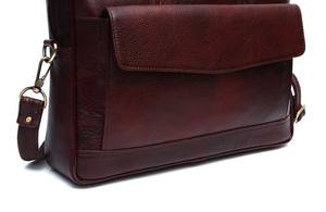 Sac Messager pour Ordinateur Portable en Cuir Véritable de Haute Qualité, Durable, Imperméable et Facile à Transporter pour Hommes d'Affaires - Vente Chaude Directe Usine - Product Image 3