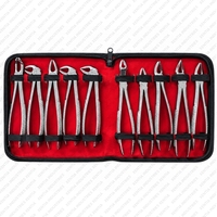 Lot de 10 pinces d'extraction dentaire en acier inoxydable pour chirurgie buccale – Instruments dentaires professionnels