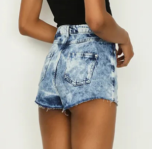 <b>womens</b> denim <b>shorts</b> fashion jean <b>shorts</b> casual high waist warm clothing custom denim apparel wholesale supplier manufacturer oem - Product Image 4