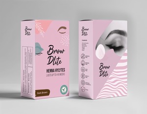 Kit de maquillaje de tinte de cejas profesional Más de 13 ingredientes herbales de color Cejas Etiqueta privada India - Product Image 1