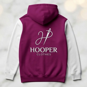Sweat à capuche pour homme Hooper, tendance, durable, blanc-violet, respirant, séchage rapide, impression par sublimation - Product Image 4