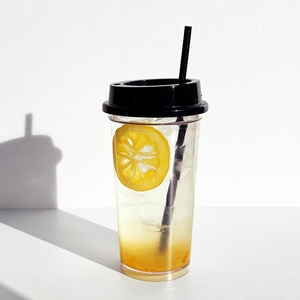Gobelet réutilisable transparent de base 500 ml sans BPA, écologique, en plastique Ecozen, tasse à café - Product Image 1