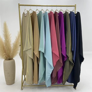 Ensemble de vêtements de prière pour femmes musulmanes, robe hijab simple et élégante pour le Ramadan, abaya longue, khimar, robe arabe, vêtements islamiques - Product Image 5