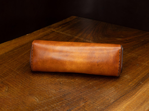 Genuine Leather <b>Glasses</b> Cover Slim Luxury Cowhide Pouch Handmade Vintage <b>Reading</b> Eyewear Protector Case Bag LGC-0074 - Product Image 2