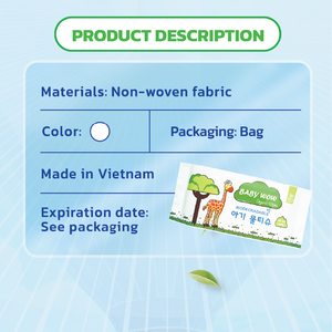 Lingettes humides écologiques Wow, 80 unités, biodégradables, en tissu non tissé, parfumées, lingettes nettoyantes, fourniture OEM pour la maison, taille personnalisée - Product Image 3