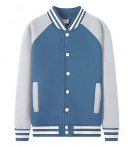 Sudaderas con Cuello Alto para Hombre en Oferta, Chaquetas Varsity de Forro Polar, Chaquetas de Béisbol Bordadas Personalizadas con Logotipo - Product Image 6