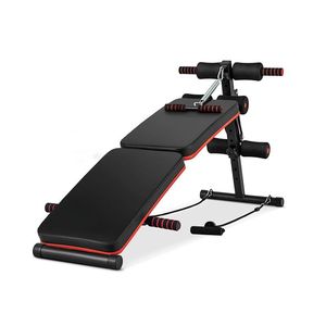Banc de musculation multifonctionnel réglable en métal pour les exercices de sit-up et autres routines de fitness - Product Image 1