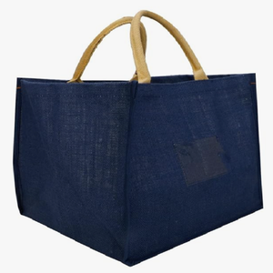 Bolsa de Yute Reutilizable y Elegante, Bolsa de Compras Ecológica con Asas Resistentes para el Mercado, Comercio Minorista y Uso Diario - Product Image 1