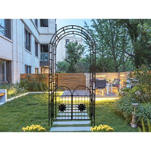Arco da Giardino in Metallo per Matrimoni all'Aperto, Modello B, per Pergolati e Supporto per Piante Rampicanti, Eventi e Feste - Product Image 2