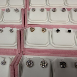 High Quality 14K 10K White Gold Fine Stud <b>Earrings</b> Lab Grown Diamond IGI Certified Stud Hip Hop Cute <b>Hook</b> <b>Earrings</b> for Unisex - Product Image 6