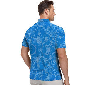 Mens <b>Classic</b> for Shirt Button Placket Formal Casual Mix Anti-Wrinkle Knitted Fabric 100% Cotton Short Sleeve Front Logo Custom - Product Image 4