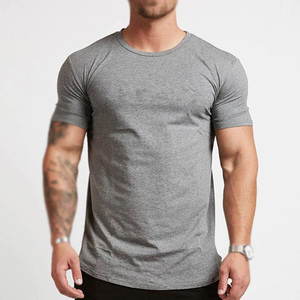 Men's <b>Olive</b> <b>Green</b> Slim Fit Short Sleeve <b>T</b>-<b>Shirt</b> Quick Dry Knitted O-Neck Casual Wear Men's <b>T</b>-<b>Shirts</b> - Product Image 3