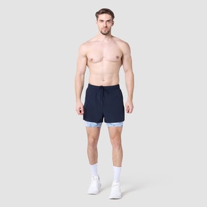 <b>Men</b> 2 In 1 Gym <b>Shorts</b> <b>Compression</b> Liner Running Workout <b>Shorts</b> Quick Dry Fitness <b>Shorts</b> With Phone Pocket OEM Bulk - Product Image 1
