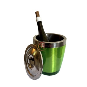 Meilleures ventes Logo personnalisable seau à glace en métal pour l'image de marque événements d'entreprise et fêtes disponibles en quantité d'approvisionnement en vrac - Product Image 1