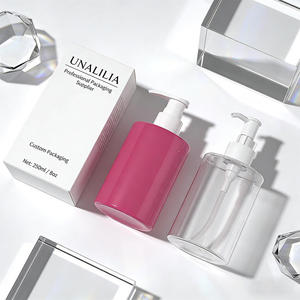 250ml 8oz PET Plastic Cylinder <b>Pump</b> <b>Bottle</b> for Sunscreen Cream Lotion Skincare Custom Packaging - Product Image 5