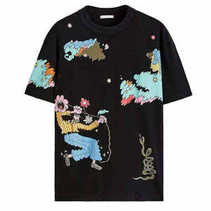 เสื้อยืดแขนสั้นคอตตอน 100% ขายส่ง แบบยูนิเซ็กส์ ทรงโอเวอร์ไซส์ แห้งเร็ว สกรีนลาย DTG ได้ตามสั่ง เหมาะสำหรับออกกำลังกาย คุณภาพสูง - Product Image 4