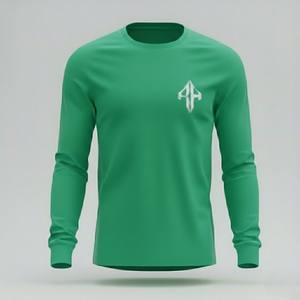 Camiseta de Manga Larga para Hombre, Talla Grande, Cuello Redondo, 100% Algodón, Estilo Casual Personalizado Bajo Demanda, RIVIAN ATLANTIC, Calidad Premium 2026 - Product Image 2