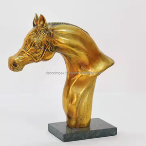 Figura de animales artesanales de Metal de aluminio con acabado Premium Gran regalo para la decoración del hogar de la Oficina por Decor IMPEX - Product Image 2