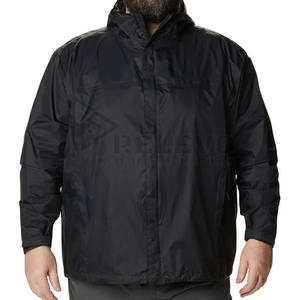 <b>Black</b> Waterproof Best Selling Rain Jacket Working Clothes for Outdoor Hiking Jacket Lightweight Pack Able Rain Coat - Product Image 6