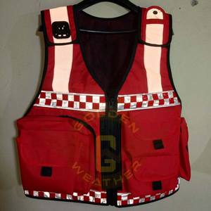 Gilet de sécurité haute visibilité, vêtements de sécurité réfléchissants, gilet de sécurité noir, uniforme de garde, vêtements de travail paramédicaux, gilet tactique - Product Image 1