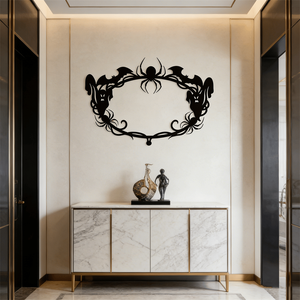 CIFbuy Decorazione Gotica da Appendere a Parete con Pipistrello, Ragnatela e Fantasma per Halloween, per Interni ed Esterni, per Feste e Soggiorno - Product Image 6