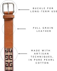 Custom Leather Knit Woven Web <b>Belt</b> Unisex Stretch <b>Elastic</b> Braided Adjustable for Men and Women - Product Image 4