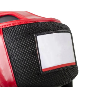 Casque de boxe professionnel en cuir, protège-tête pour sparring, barre faciale, protection du nez, MMA, Muay Thai, casque d'entraînement réglable - Product Image 2