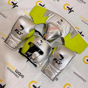 Ensemble de boxe professionnel en cuir véritable de haute qualité, fabriqué sur mesure par une usine de marque, pour entraînement et sparring. - Product Image 2
