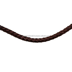 Banda Clásica de cuero trenzado para cejas, banda de alta calidad de cuero enrollado disponible en negro, Havana, marrón - Product Image 3