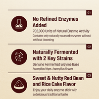 Enzyme de céréales fermentées coréenne OEM, 30 sachets, mélange de haricot rouge et de courge, poudre naturelle pour adultes, améliore l'immunité et l'énergie, sachets de 24 mois