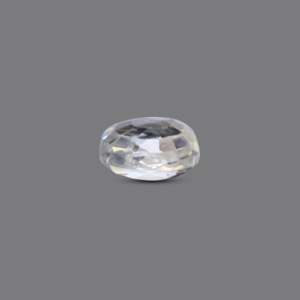 Certified Natural White Zircon 4.1 Carat Loose Gemstone for Fine Jewelry - Product Image 3