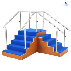 Escalera de Ejercicio de Madera K-Star KCSC, Equipo de Entrenamiento de Escaleras para Fisioterapia, Rehabilitación de la Marcha y el Equilibrio - Product Image 1