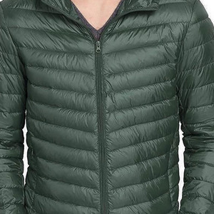 Men's Full Sleeve Work Jacket Slim Fit Thick Puffer Stand Breathable <b>Bubble</b> <b>Coat</b> Front Unique Style PolyesterNylon Fabric - Product Image 1