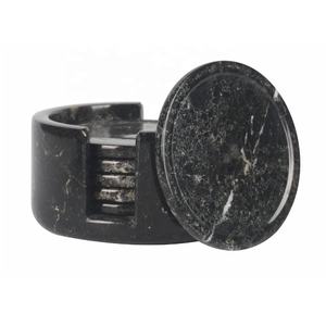 Posavasos de mármol modernos de alta calidad, juego de 6 posavasos de piedra para soporte de bebidas, juego de posavasos de mármol para café, té y mesa de cocina - Product Image 6