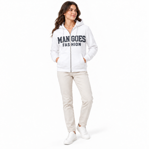 Sudadera con Capucha HIC de Alta Calidad, Estilo Urbano, 360 g/m², 100% Algodón, Color Sólido, Cierre de Cremallera, Secado Rápido, Transpirable, con Bolsillo Tejido y Logotipo Personalizado - Product Image 1