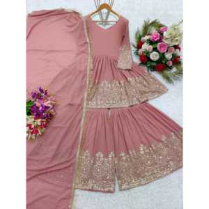 Hermoso conjunto de ropa de fiesta Kediy-Palazzo para mujer con Fancy Dupatta - Product Image 2