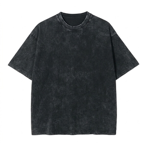 Camisetas Casuales de Manga Corta para Hombre, Corte Holgado, Lavado Ácido, 100% Algodón, 230g, Secado Rápido, Transpirables, Ecológicas - Product Image 6