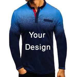 Nouveauté vêtements décontractés pour hommes 100% coton tricoté écologique pour t-shirt à manches longues motif solide prix style BD - Product Image 4